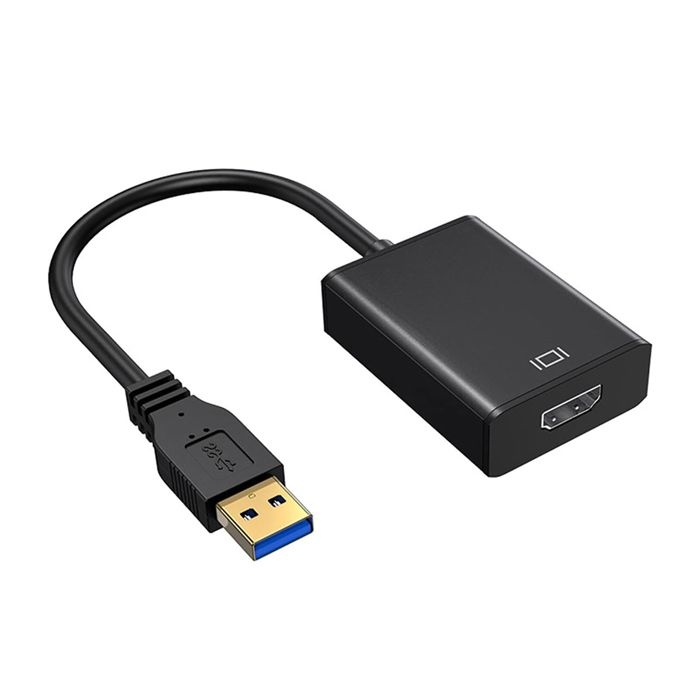 Usb 3.0 Auf Hdmi Adapterkabel, Audio-video-konverter Für Laptops Und Tablets, Schwarz - Yuan Yuan -
