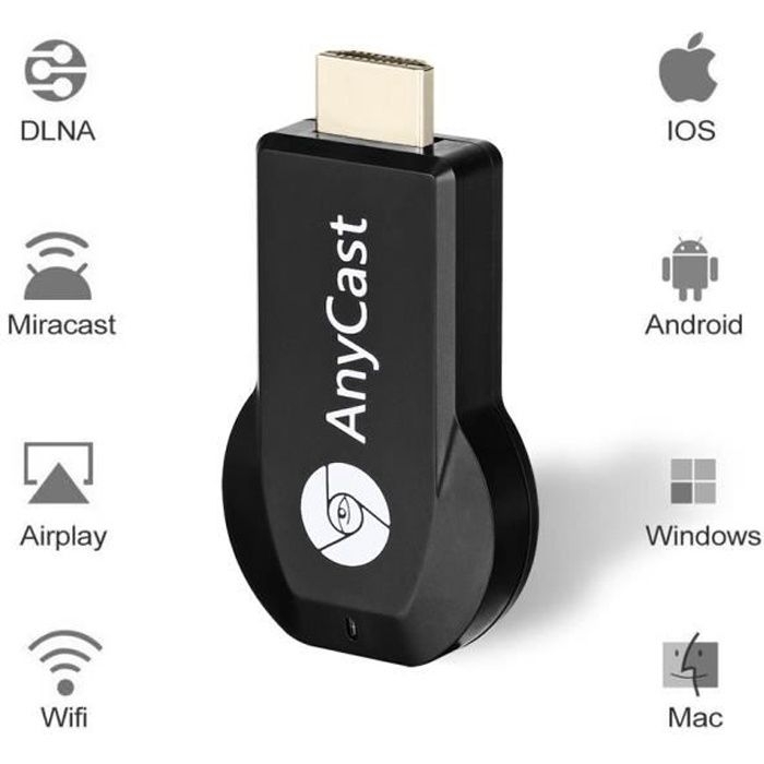Anycast Plus 1080p 3d Wifi Mini Hdmi Tv-stick Mit Kabellosem Empfänger Und Display-empfänger Für Ios Iphone Ipad