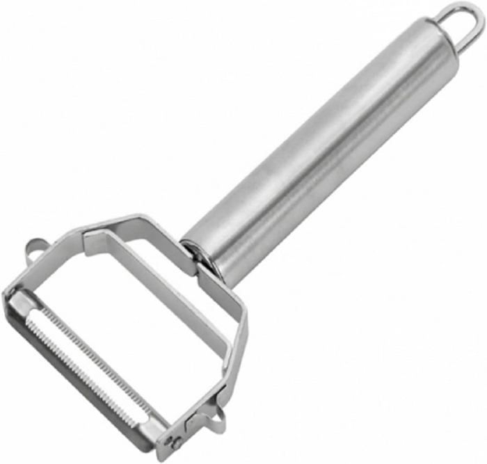 Mtevotx Sparschäler, Gemüseschäler, Multifunktionsschäler - Edelstahl, Geeignet Für Gemüse Und Obst (silber)