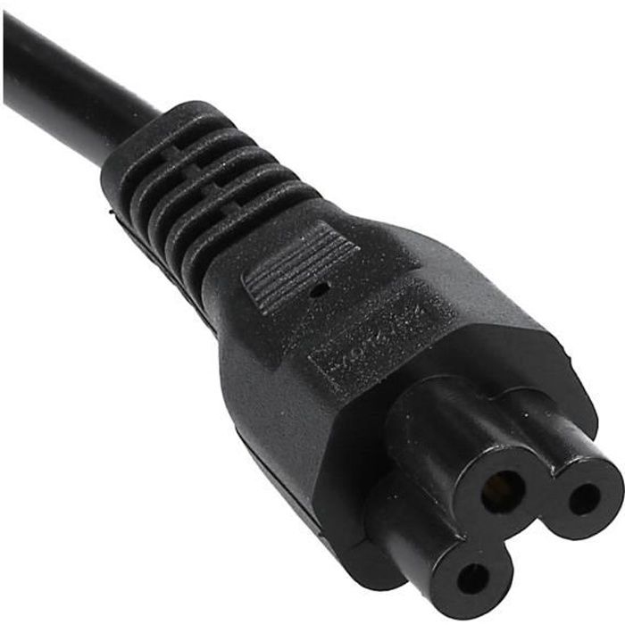 Netzkabel – Wessper – Dreipolig – Weiß – Für Pc, Mac, Laptop – Neu
