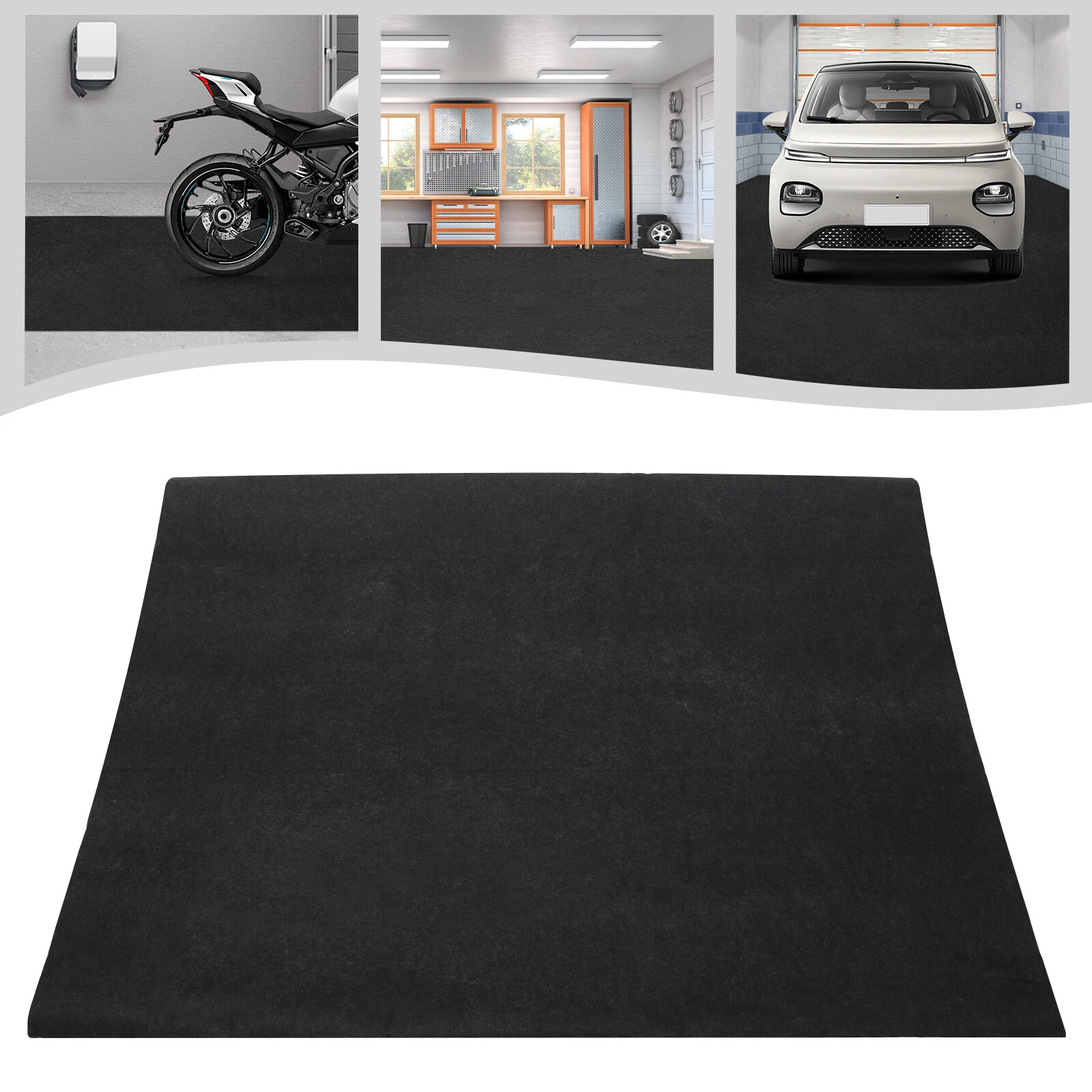 Garagenrutschschutzmatte, Bodenschutz Für Den Boden In Garagen, Lagern, Werkstätten Und Studios, 2,42 4,88 M