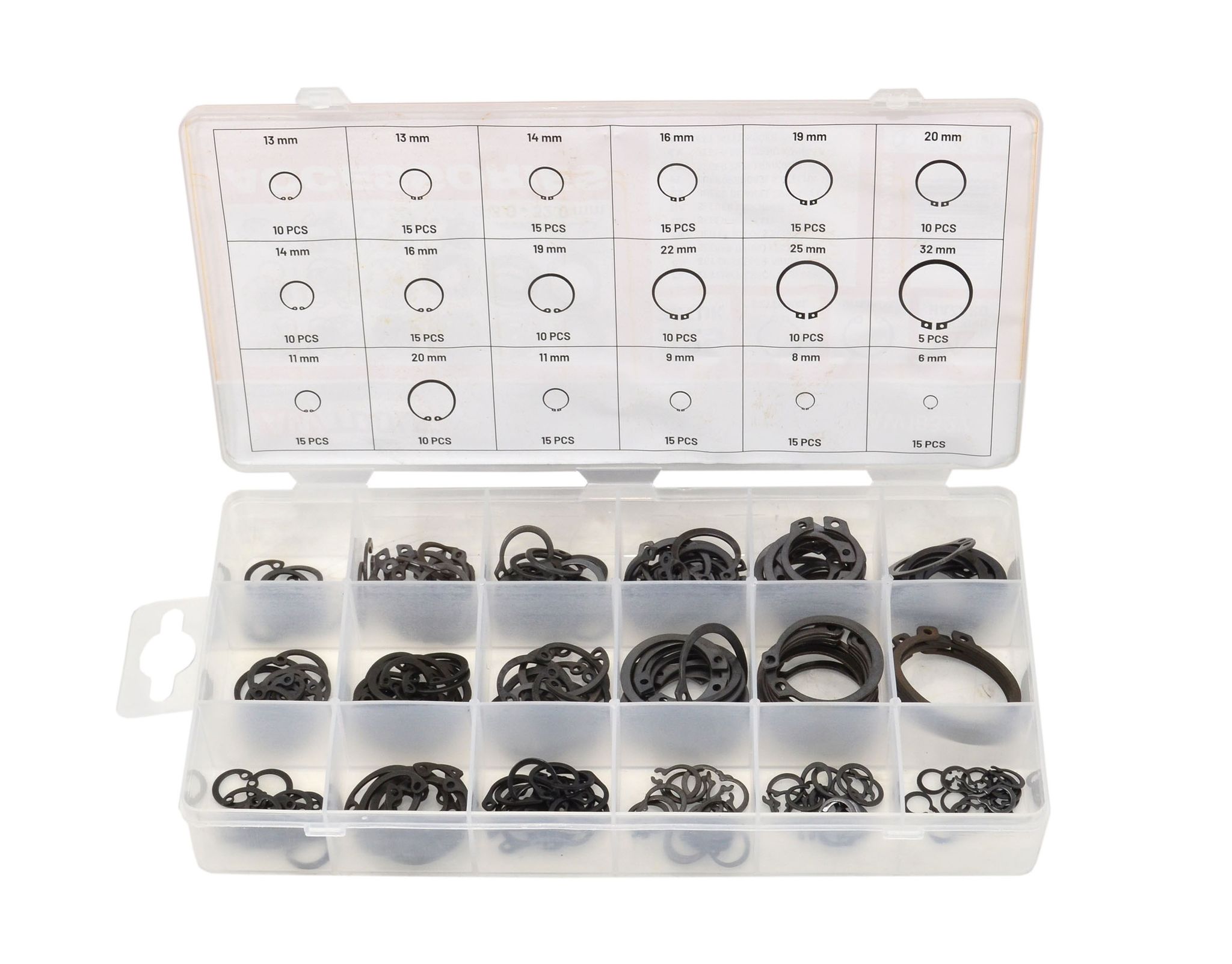 Seger Ringe Awtools Aw18327 Rostfrei Organizer 225 Stück