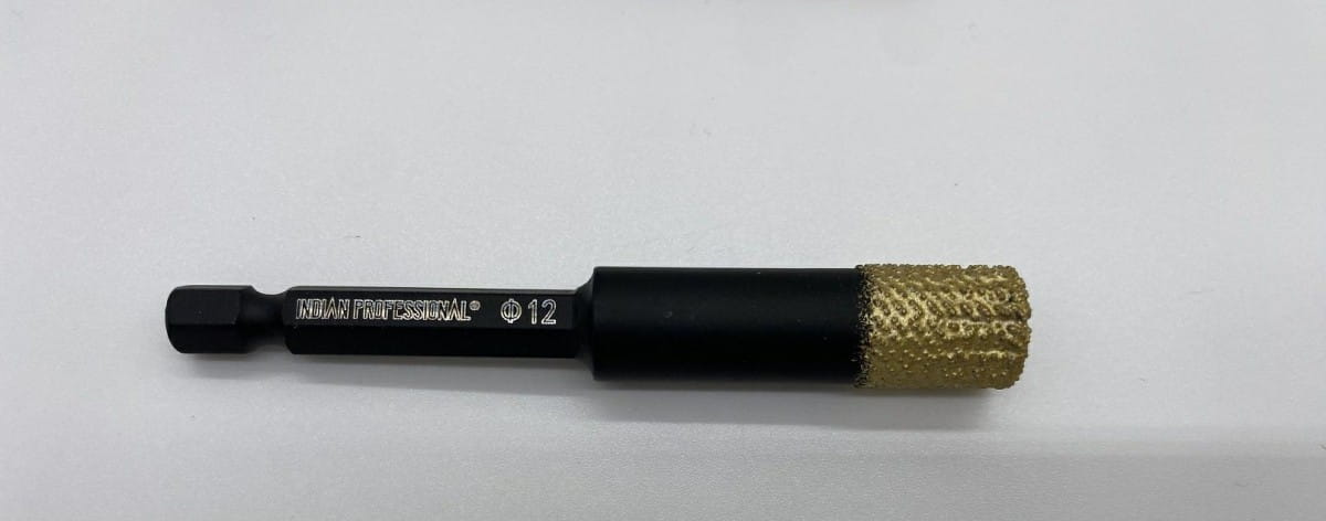 Diamant-sechskantkrone 12 Mm Trockenbohren / Indischer Profi