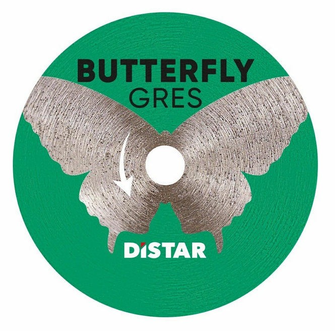Distar Butterfly Diamond Klinge 45 X 0,6 X 5,8 Ohne Schaft