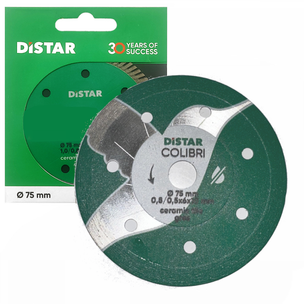 Distar Diamanttrennscheibe Colibri 75 X 0,8 X 6 X 10h