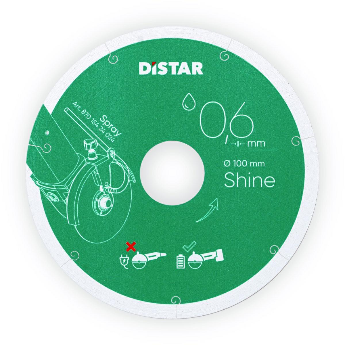 Distar Diamant-scheibenpolierscheibe, Glänzend, 101 X 0,6 X 22,23 Mm