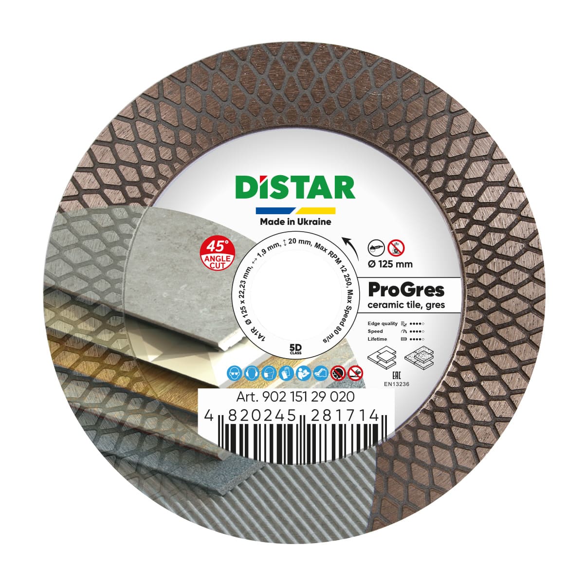 Diamantscheibe Pro Steinzeug 1251,98/2022,23 - Td-di 1714