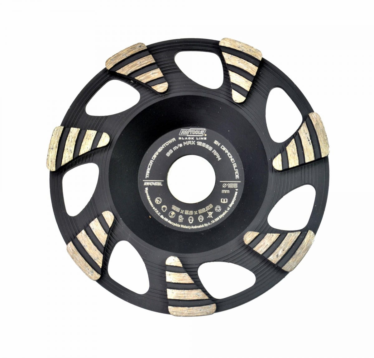 Awtools Fast Diamantschleifscheibe / 125 Mm