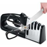 4-in-1 Messer- Und Scherenschärfer – Diamant-, Wolfram- Und Keramikmaterialien – Ergonomisches, Rutschfestes Design