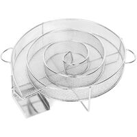 16 Cm Kaltrauchgenerator – Edelstahl – Kalträuchern Von Fleisch, Fisch Und Gemüse – 5 Brennkammern