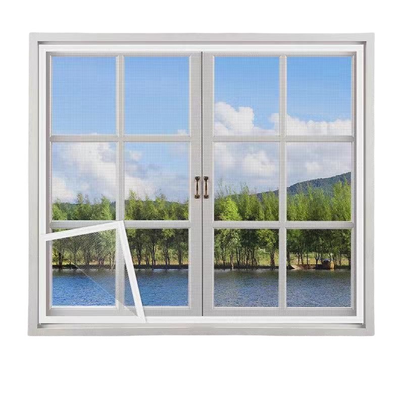 Fenster-moskitonetz, 60 X 80 Cm, Insekten- Und Fliegenschutz, Einfache Montage, Weiß