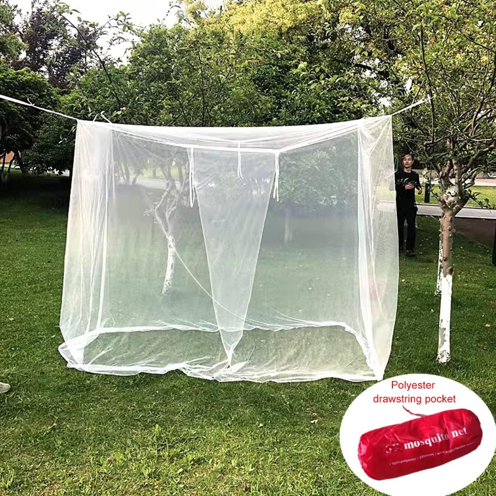 Moskitonetz Für Den Garten, Insektenabweisendes, Transparentes Moskitonetz, Tragbares, Atmungsaktives Moskitonetz Für Reisen, Camping Und Strand, 220 X 200 X 200 Cm, Doppeltür