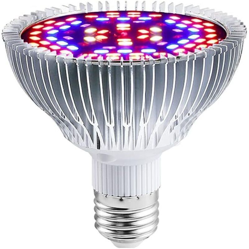 Ampoule De Culture E27 100 W, Éclairage Led À Spectre Complet Avec Uv Et Infrarouge Pour Plantes D'Intérieur, Potager, Serre, Plantes Succulentes, Économe En Énergie Et Durable, 150 Led