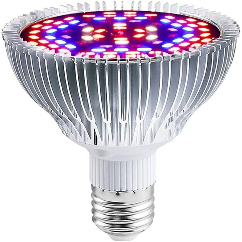Ampoule De Culture E27 150 W, Éclairage Led À Spectre Complet Avec Uv Et Ir, Convient Aux Plantes D'Intérieur, Potagers, Serres, Plantes Succulentes, Économe En Énergie Et Durable, 200 Led (rouge)