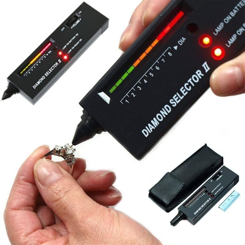 Crea Testeur De Diamant De Haute Précision Bijoutier Professionnel (testeur De Diamant Noir)