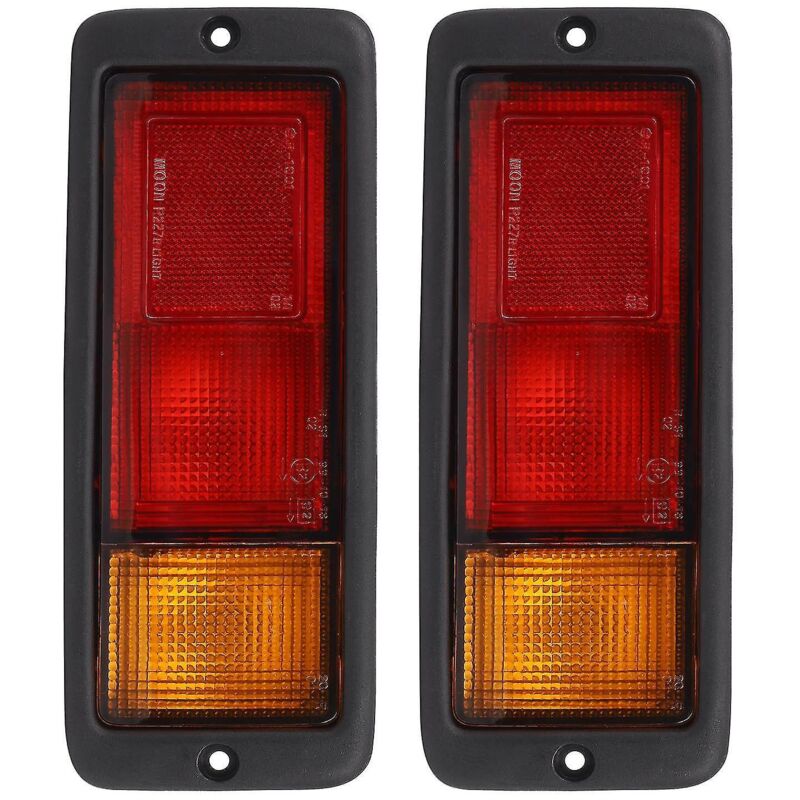 Crea – Feux Arrière Gauche Et Droit Pour Mitsubishi Pajero 1992-1999 – Plastique Rouge Et Noir – Installation Facile – Ajustement Parfait - Mb124963