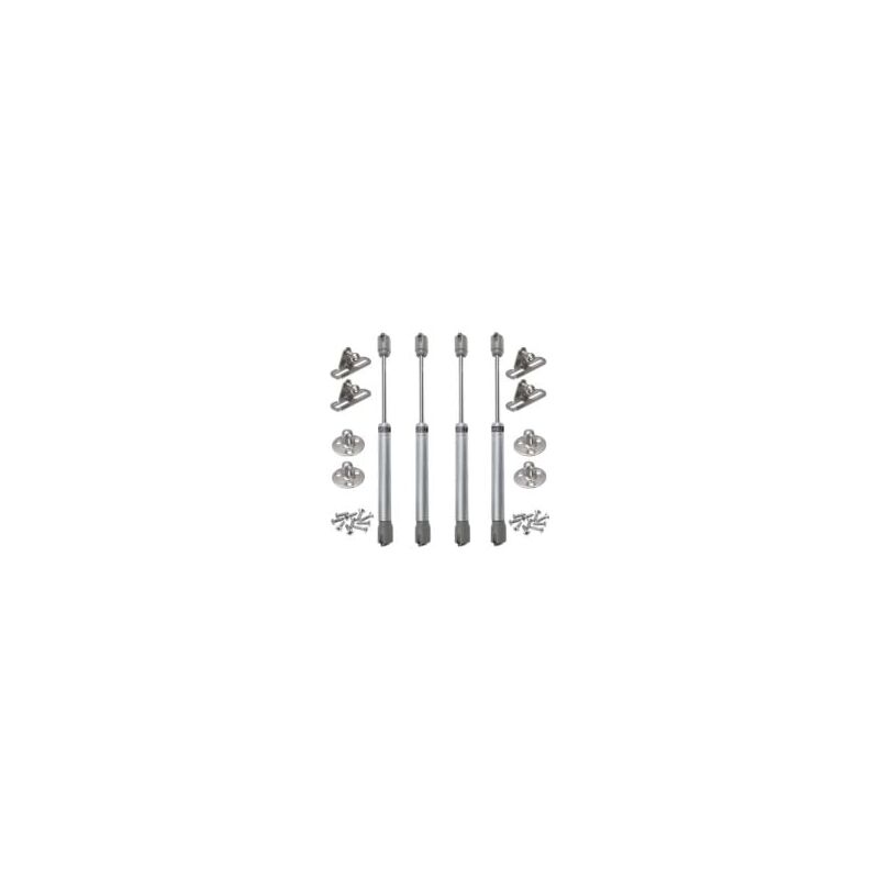 4pcs Vérins À Gaz 120n Verin Meuble Hydraulique Ressort Amortisseurs À Gaz D'Origine Porte Armoire De Cuisine Bras Pneumatique Pour Levage De Porte Armoire