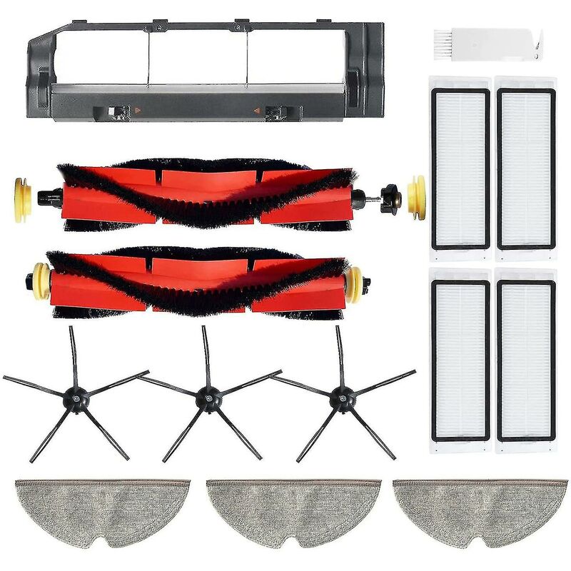 Crea 14-pack Compatible With Roborock S6 S6 Maxv S6 Pure S5 S5 Replacement Parts