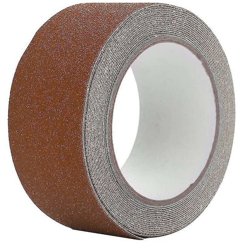 Crea Non-slip Anti Skid Tape,5m5cm Colorful Pvc Brown