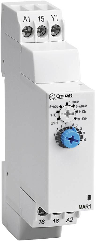 [neuwertig] B-ware Crouzet Mar1 Zeitrelais Multifunktional 1 St. Zeitbereich 1 S 100 H 1 Wechsle