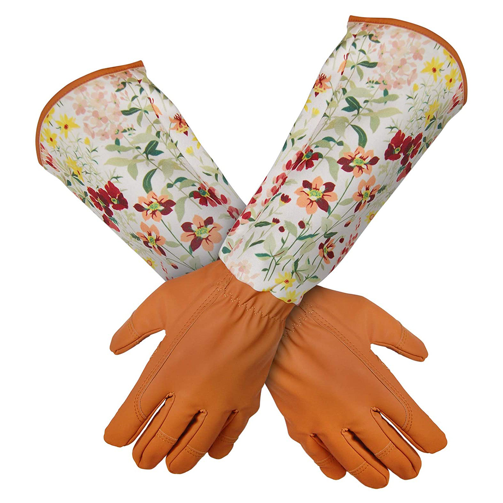 Gartenhandschuhe Für Damen – Dornenresistente Hüfthandschuhe Mit Extra Langem Unterarmschutz, Durchstichfest Und Ideal Zum Rosenschneiden