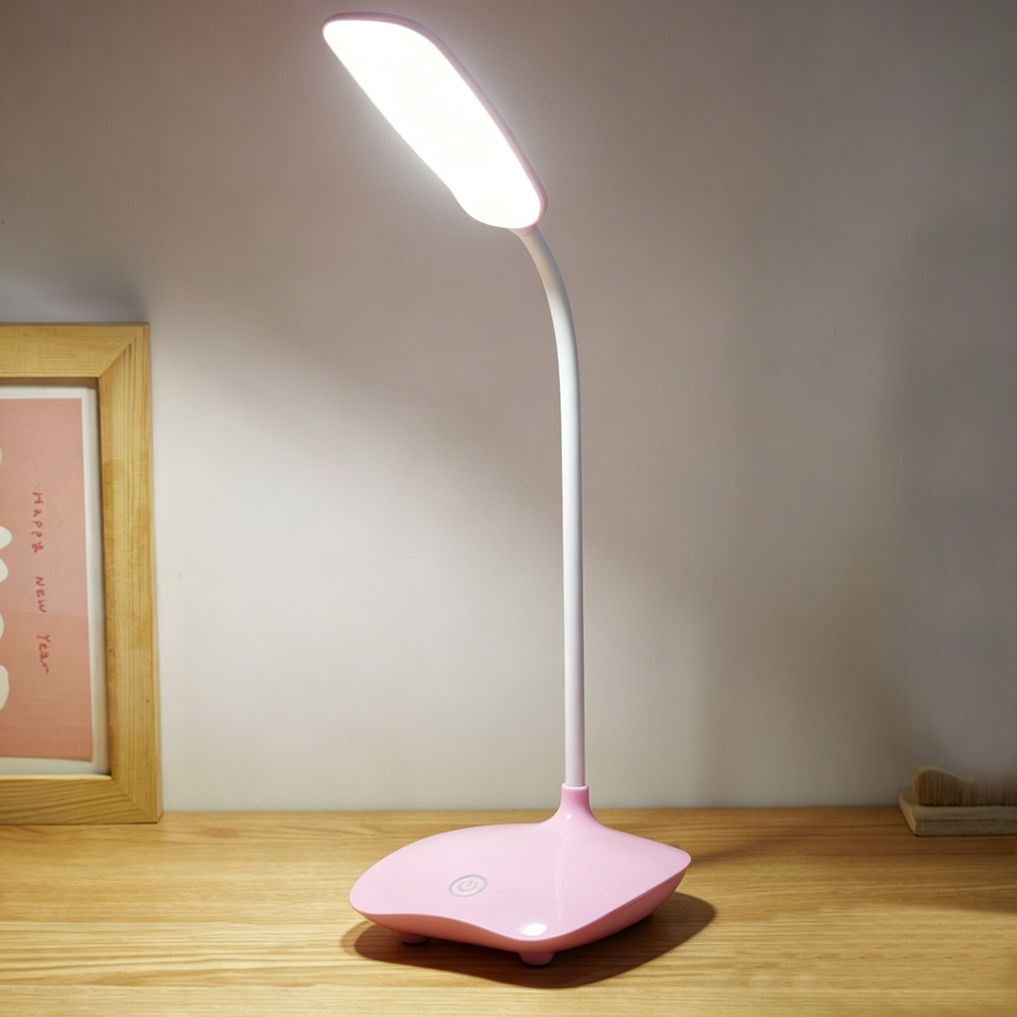 Berührungsempfindliche Und Dimmbare Led-schreibtischlampe – Faltbare Tischleuchte, Ideal Zum Lesen Am Bett, Zum Schutz Der Augen Und Als Nachtlicht – Usb-aufladbar