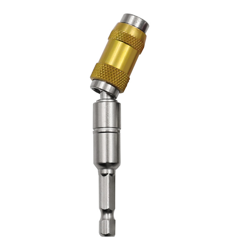 1/4"-sechskant-dreh-magnetbithalter, Schnellwechsel, Für Enge Stellen, Magnetbithalter (gelb + Silber)
