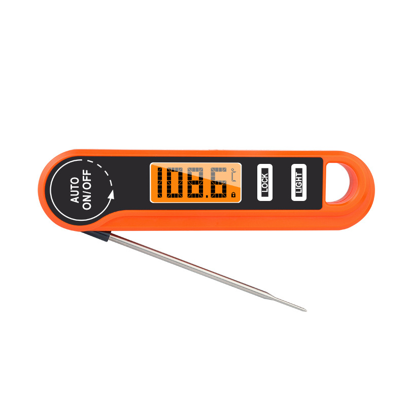 Digitales Fleischthermometer Mit Lebensmittelsonde – Ideal Zum Grillen Und Kochen – Präzise Messung – Leichtes Und Kompaktes Design
