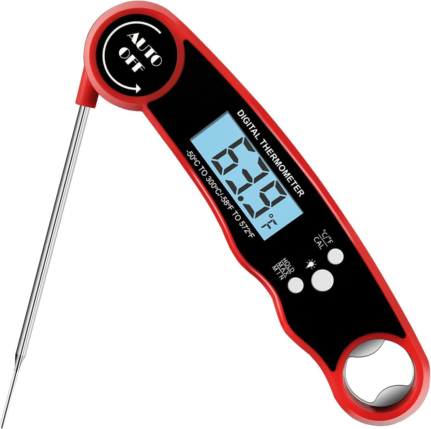 Dieses Fleischthermometer Eignet Sich Für Den Einsatz Auf Dem Grill, In Der Küche, Beim Backen Im Ofen, Zur Temperaturmessung Von Flüssigkeiten Und In Heißluftfritteusen.