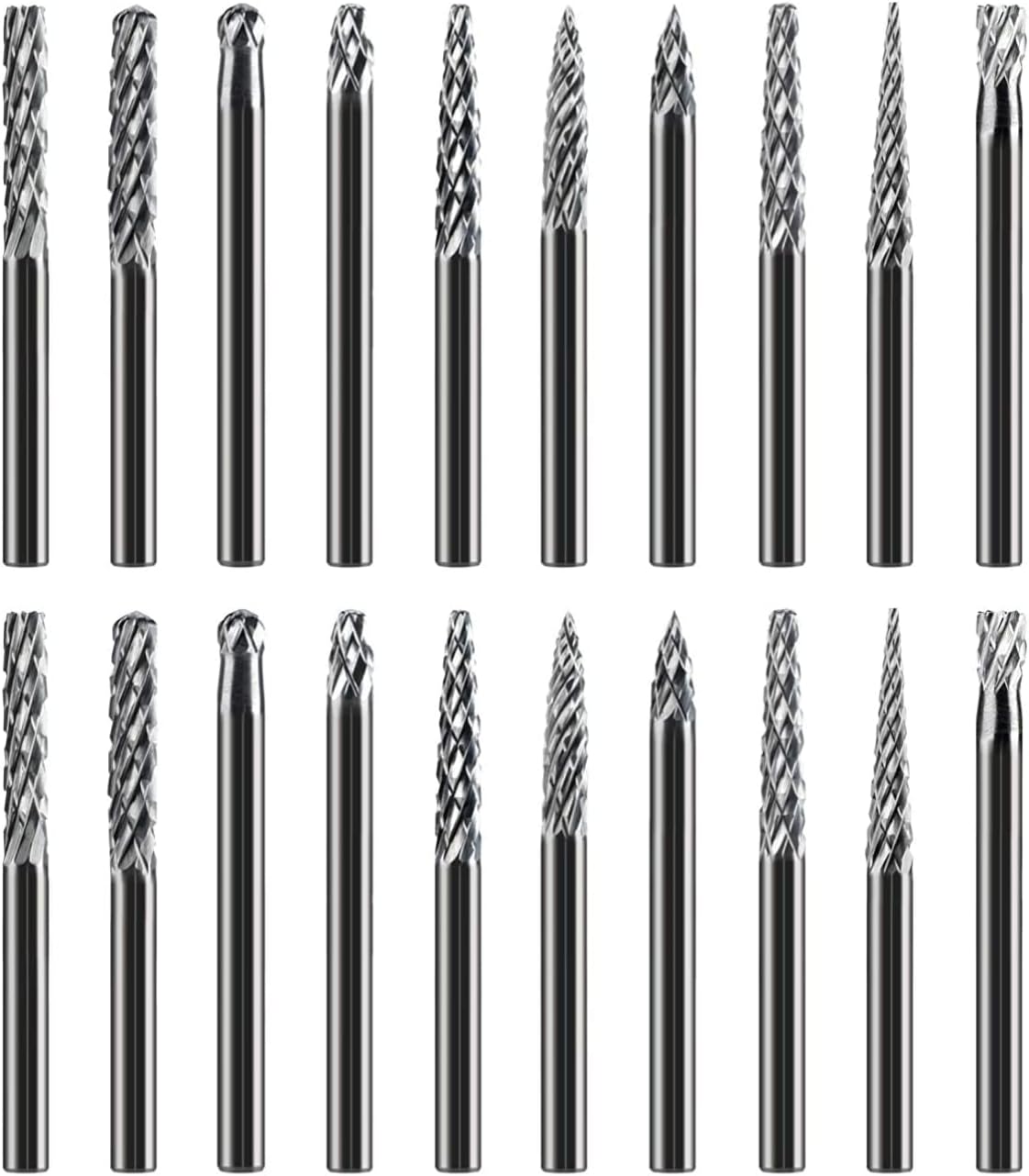 20-teiliges Set, 1/8" Schaft-drehwerkzeug-drehstifte Für Dremel-holzschnitzerei (keine Originalteile)