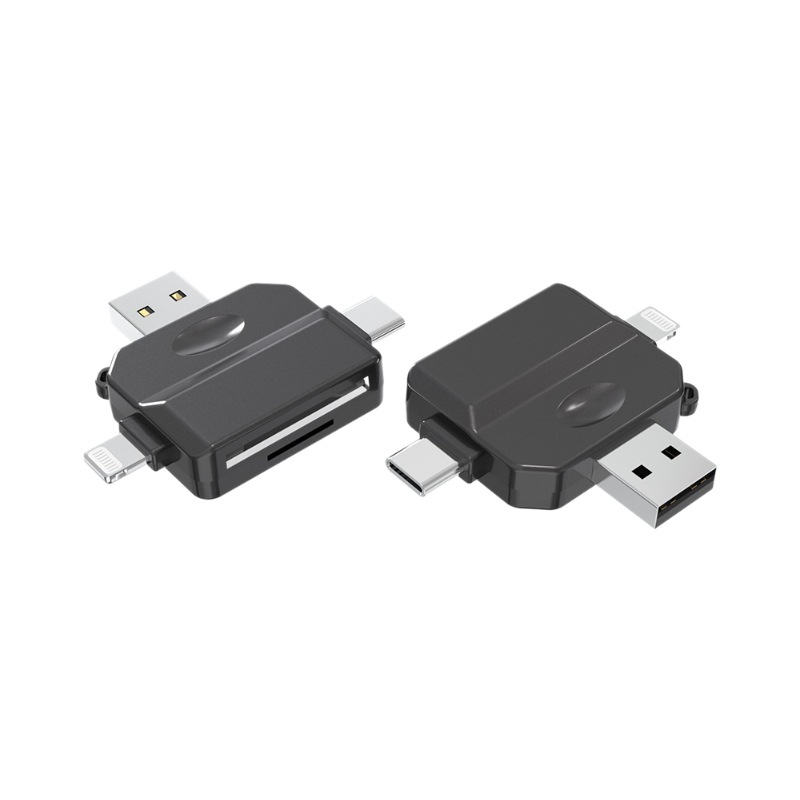 (1 Stück) 3-in-1 Sd-kartenleser, Sd-zu-usb-adapter Und Typ-c-adapter, Kompatibel Mit Iphone, Ipad, Android, Mac Und Pc. Speziell Entwickelt Für Die Datenübertragung Von Digitalkameras.