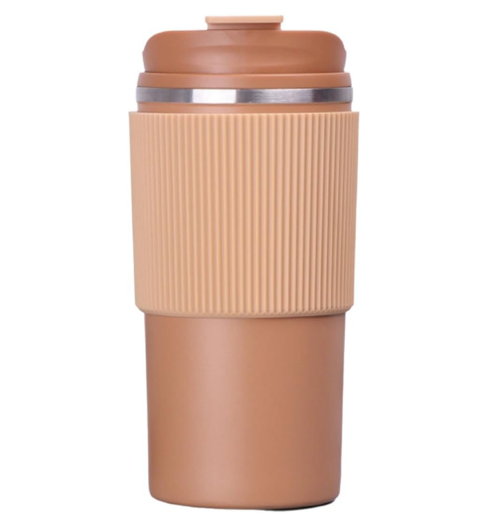 Isolierbecher (450 Ml) – Tragbarer Isolierbecher – Auslaufsicherer Reisebecher Mit Deckel – Doppelwandiger Becher Für Kaffee, Tee Und Heißgetränke – Wiederverwendbarer Reisebecher Für Auto, Büro Und R