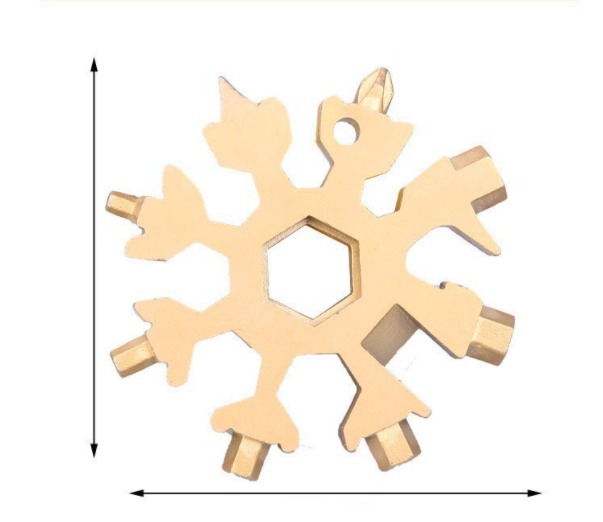 18-in-1 Snowflake Multi-tool (gold)