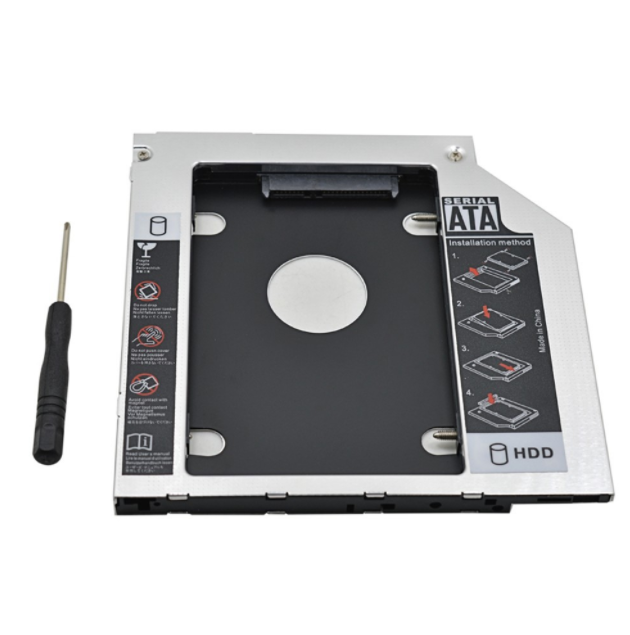 Universeller Adapter Für 2,5" 9,5mm Sata-festplatten, Mit Einschub Für Optisches Laufwerk, Cd/dvd-rom-laufwerk Und Superdriver, Kompatibel Mit Laptops.