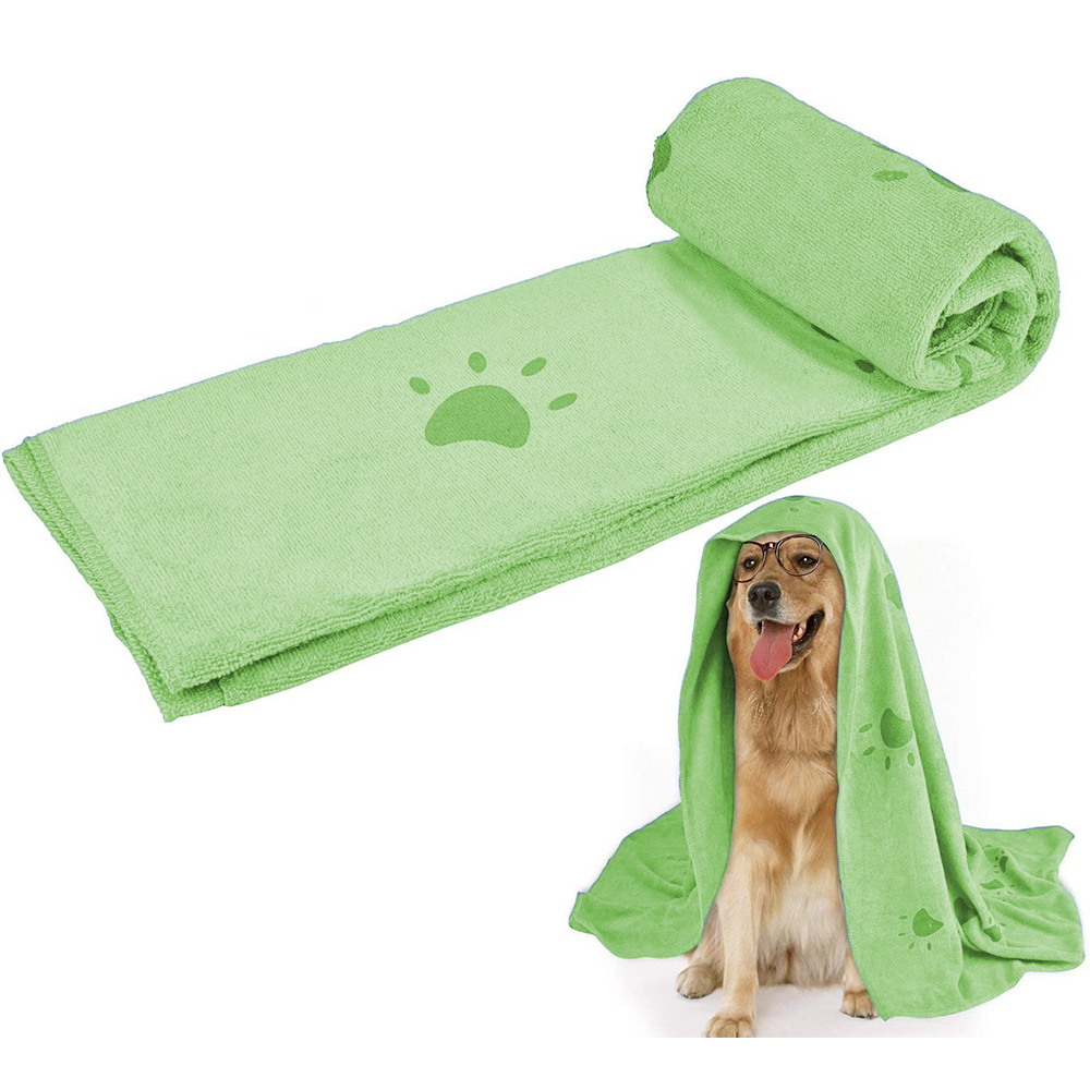 Mikrofaser-hundehandtuch – Extrem Saugfähig Und Schnelltrocknend – Für Hunde Und Katzen – Für Drinnen Und Draußen – 1 Stück – Groß – Trockenhandtuch Für Haustiere