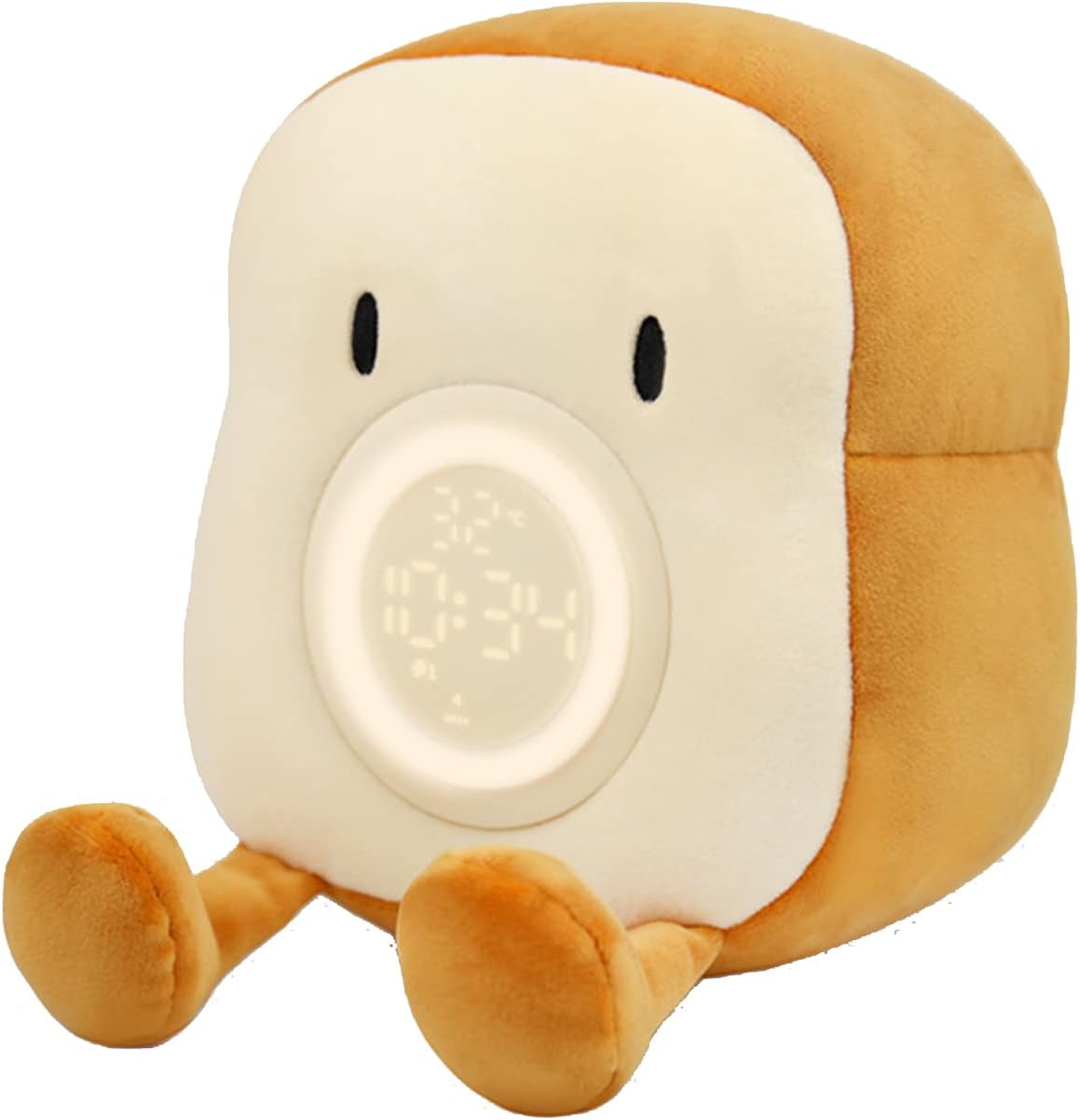 Wecker Für Schüler, Digitaler Wecker Mit Nachtlicht, Lernwecker Mit Comicfiguren, Wiederaufladbares Kuscheltier Über Usb.