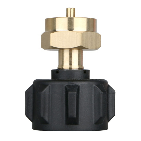 Qcc1-zu-pol-adapter Zum Aufblasen Von 1-pfund-gasflaschen, Mit Überstromschutz, Messing, Adapteranschluss