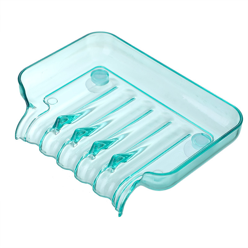 Seifenschale Mit Abtropffläche, Küchen- Und Badezimmeraccessoires, 1 Stück (transparent Blau)