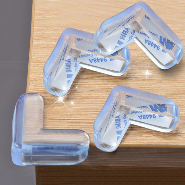 4 Stück Eckenschützer Aus Weichem Pvc, Kindersicherheit, Tischkantenschutz, Sicherheitspolster
