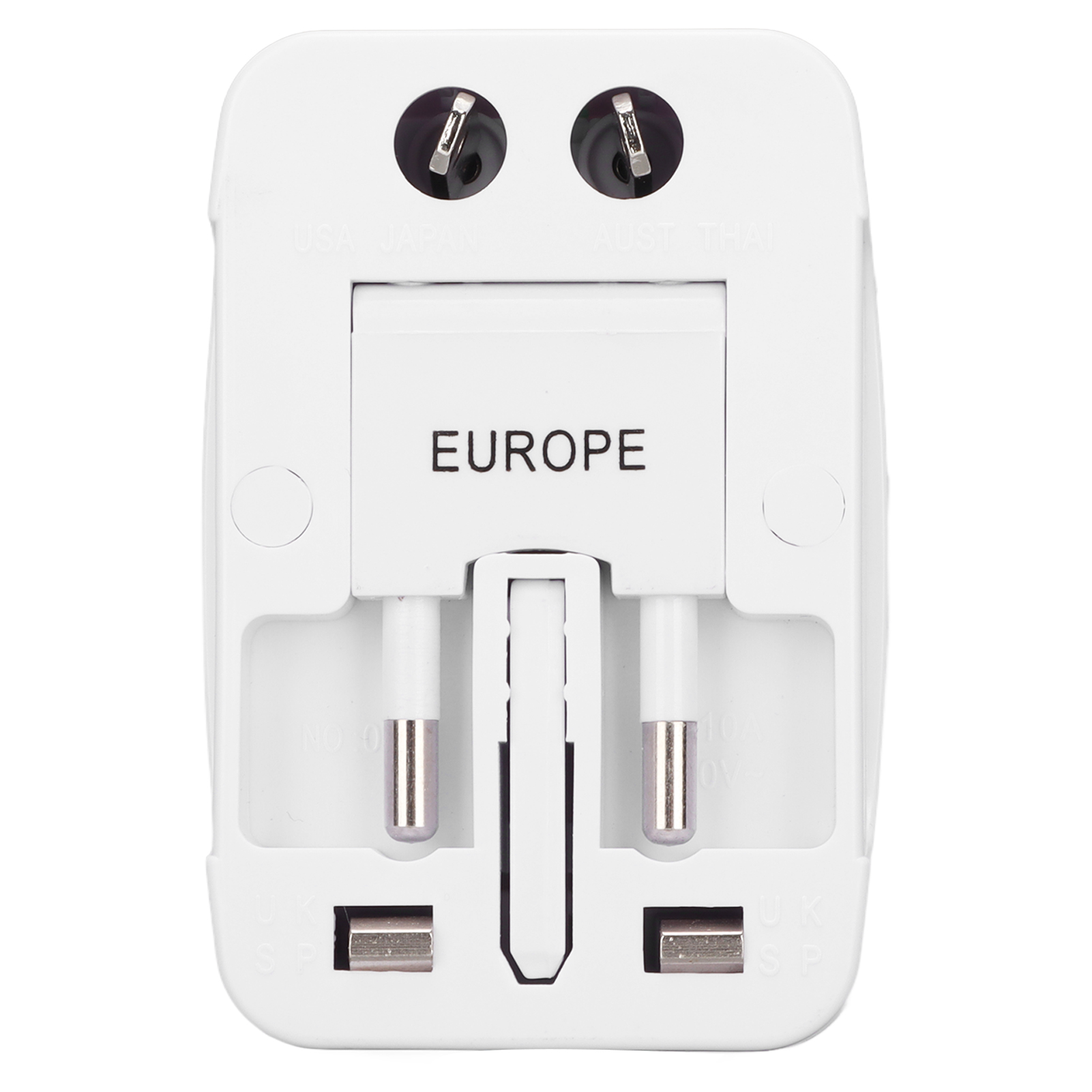 Universeller Reiseadapter/ladegerät, Kompatibel Mit Den Meisten Ländern, Spannungsbereich 110-250 V, Ohne Transformatorfunktion.
