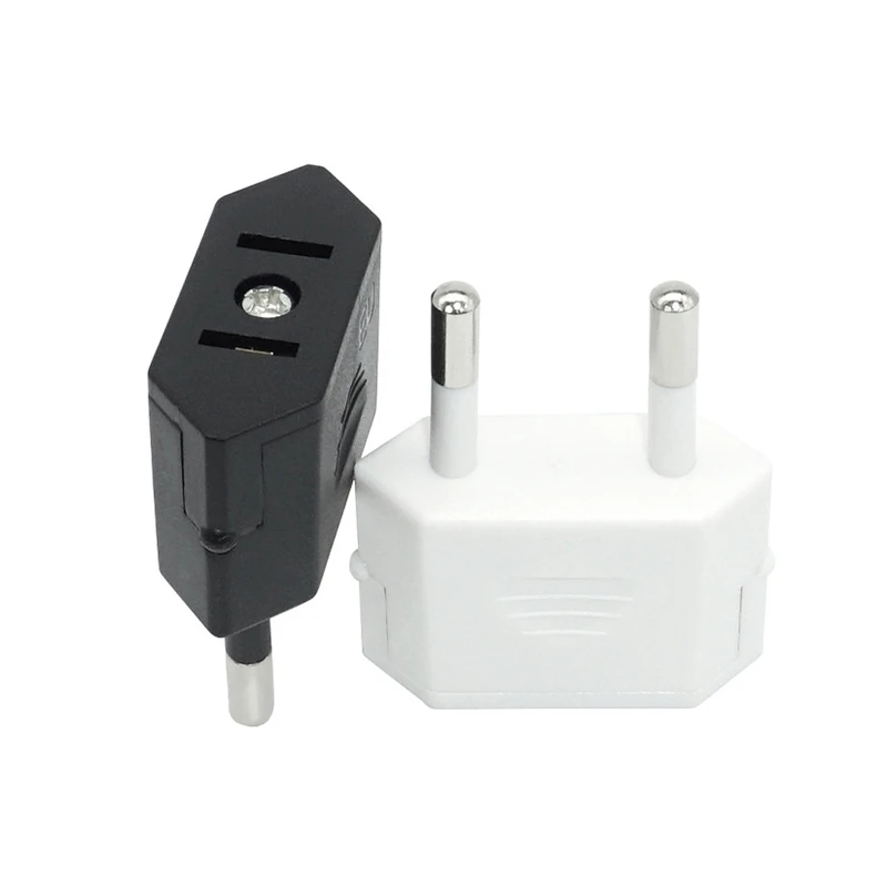 Reiseadapter Usa-china Auf Eu, 2-poliger Stecker, Weiß