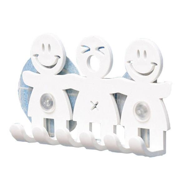 Wandhalterung Mit Saugnapf Für Zahnbürste Und Handtuch, Family Smile, 1 Stück