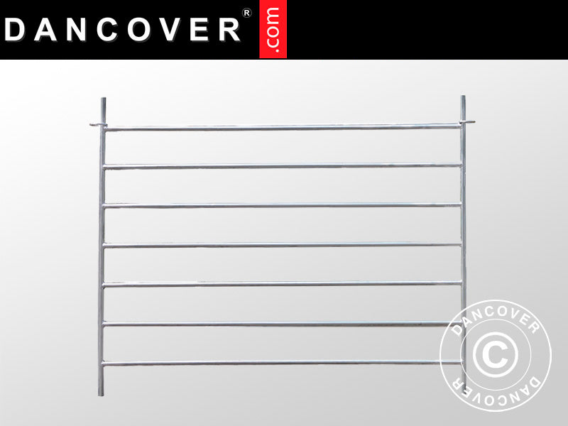 Erweiterung Für Tiergehege, 1,5x1,22m, 2 Stk., Silber - Dancover