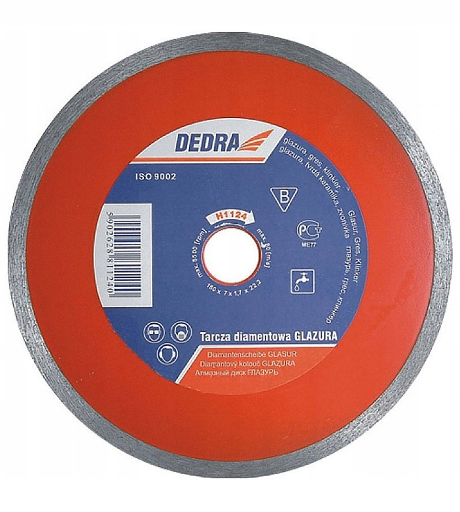 Fliesenlegerwerkzeug Dedra H1126e Diamantscheibe 250mm 25.4mm