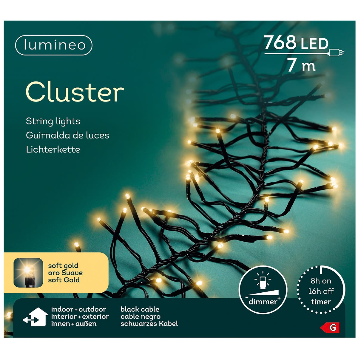 Led Clusterbeleuchtung Outdoor 700cm-768l