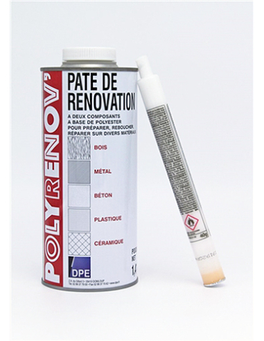 Renovierungspaste Dpe Polyrenov' Blanc Schnelltrocknend 1.4 Kg
