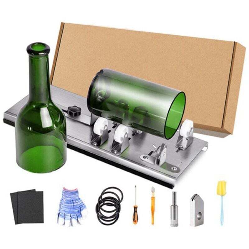 [neuwertig]glasflaschen-schneidewerkzeug Mit 5 Abnehmbaren Nylonrädern Für Diy-wein