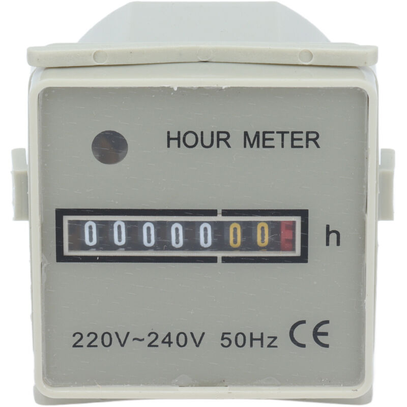 [neuwertig]mechanischer Betriebsstundenzähler Hm2/uwz48 Ac 220–240 V Für Haushalt Und Industrie, Timer Mit Fester Schleife