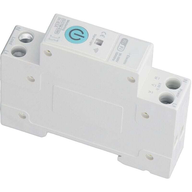 [neuwertig]wlan-leistungsschalter, Ferngesteuerter Leistungsschalter, Ac 90-300v Schwellenwerteinstellung Zur Überwachung Von Haushaltsgeräten (63a)