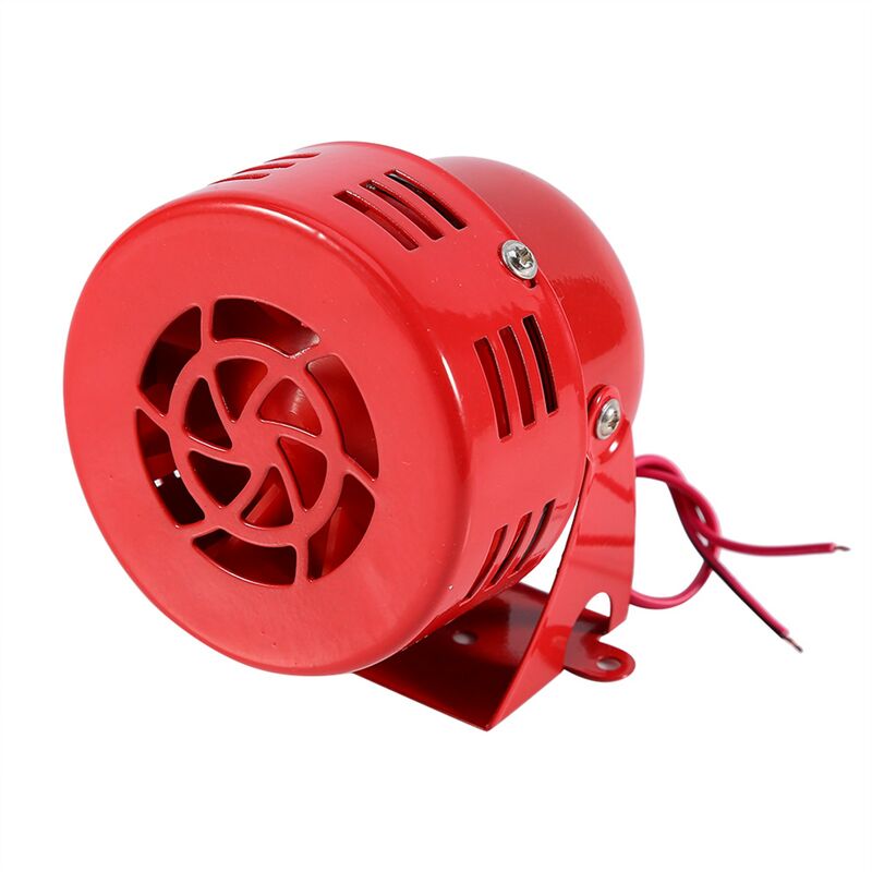 [neuwertig]12v Elektroauto, Lkw, Motorrad, Led-luftschutzsirene, Laut, 50er Jahre, Rot